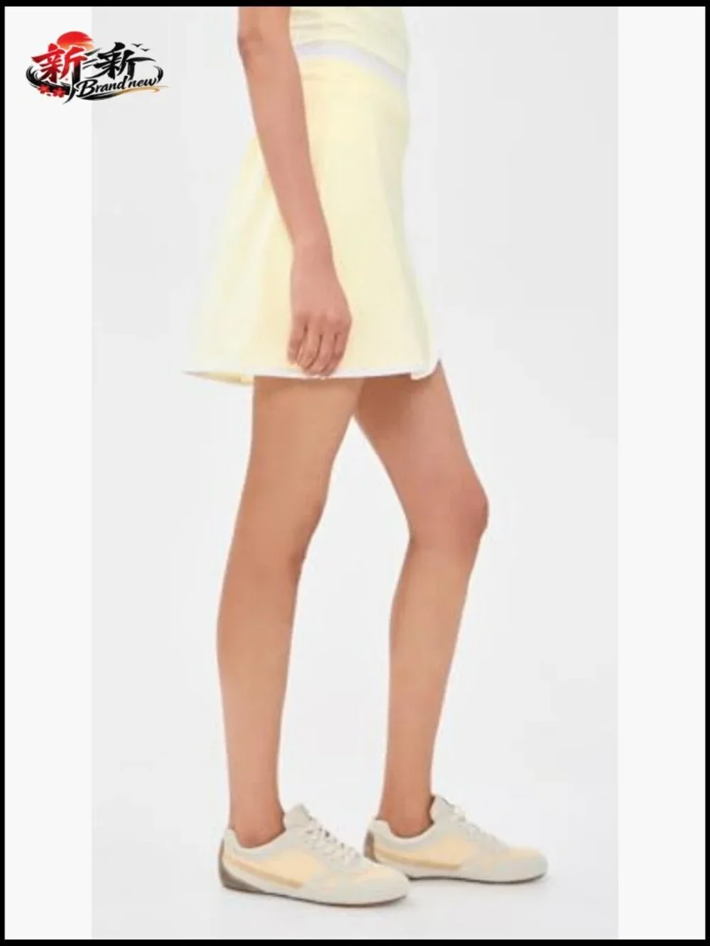 Women's Tennis Skort with Built-in Shorts and Slip Pockets